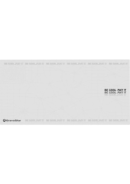 Gaming Mouse Pad 80X40, Kaymaz Tabanlı, Su Geçirmez ve Hassas Yüzeyli Oyuncu Mousepad (Beyaz)