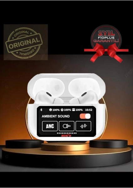 Air 2 Max Plus Anc Dokunmatik Ekranlı Bluetooth Kulaklık Ios Android Tüm Telefonlara Uyumlu Kulaklık