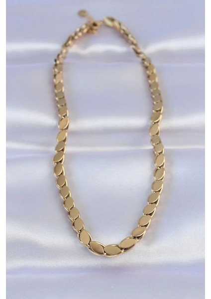 316L Çelik Gold Renk Arpa Model Kolye fiyatları