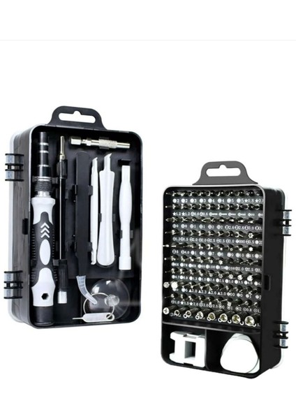 Hassas Tornavida Seti Bilgisayar Pc Telefon Onarım Aracı Seti Manyetik 115 In 1 Tornavida Seti