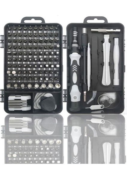 Hassas Tornavida Seti Bilgisayar Pc Telefon Onarım Aracı Seti Manyetik 115 In 1 Tornavida Seti fiyatları