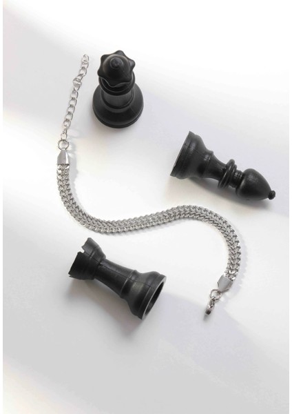 Kılçık Desenli Çelik Erkek Bileklik modelleri