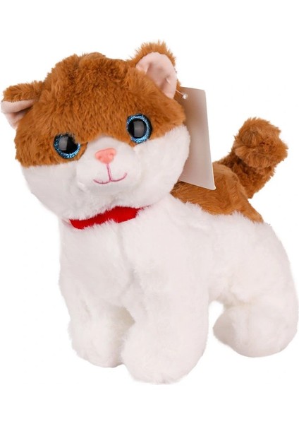 Bfs KZL-2311010 Peluş Miyavlayan Kedi -Kızılkaya Oyuncak