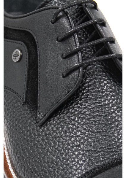 00600-254 Erkek Klasik Ayakkabı - Siyah