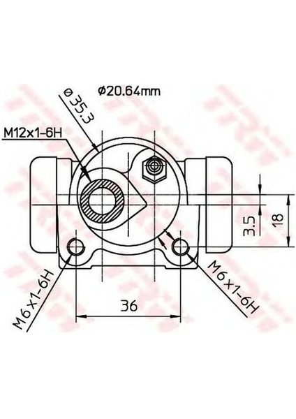 Fren Sılındırı Sol Xsara-Zx-C ELYSEE-P206-P206+T3E-P301-P306 Abssız-Zx 20.60MM Bosch Tıpı