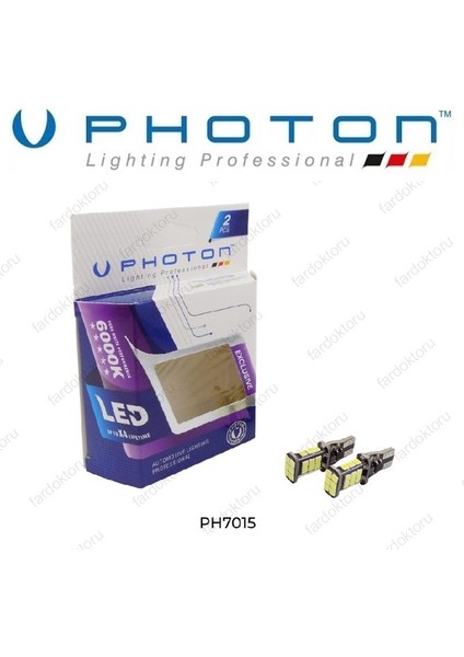 Photon T15 Beyaz LED Geri Vites Oto Ampulü PH7015 W16W Fardoktoru