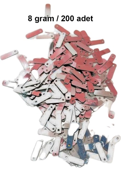 Koyu Pembe 15 x 5 mm Dantel Oya Yazma Halhal Abiye Lazer Kesim Pul 200 Adet / 8 Gram