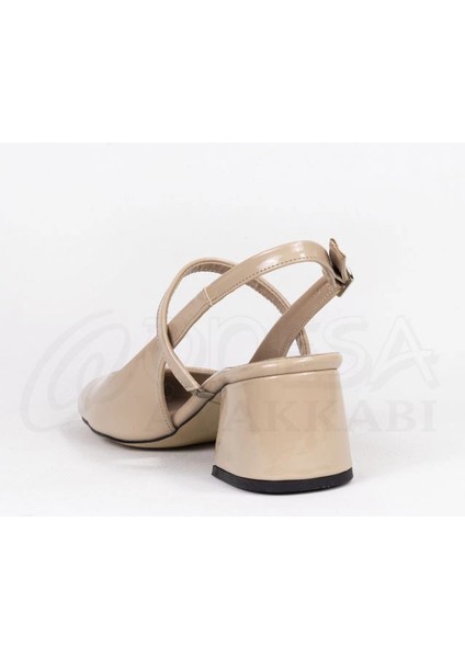 MF301 Ten Üstten Bantlı Kadın Topuklu Ayakkabı modelleri