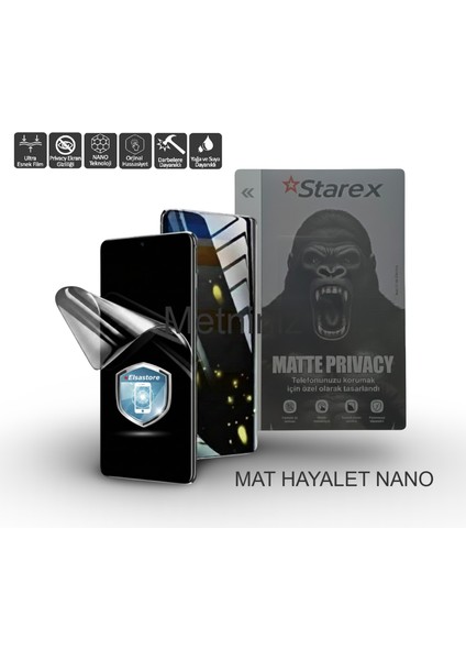 Xiaomi Redmi K80 Pro Nano Ekran Koruyucu Ultra Ince Mat Hayalet - Starex