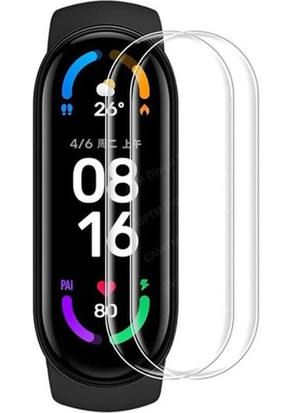 Xiaomi Mi Band 8 Polymer Nano Ekran Koruyucu - ŞEFFAF-(5796) - MK001R-4NVSP1 modelleri