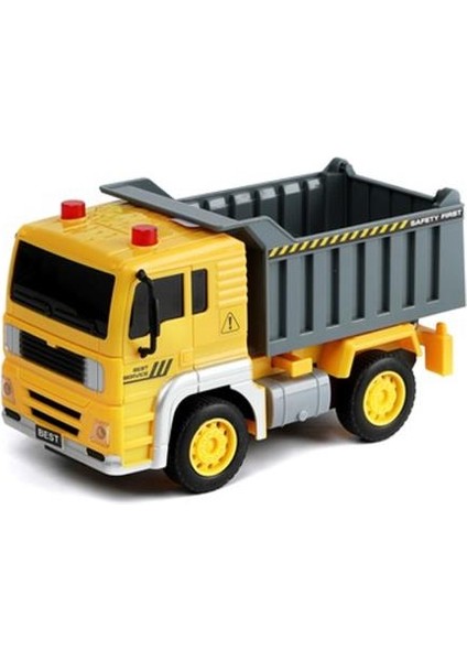 Kumandalı Pilli Işıklı 1:20 Ölçek Sesli Eğitici Oyuncak Damperli Kamyon Araba fiyatları