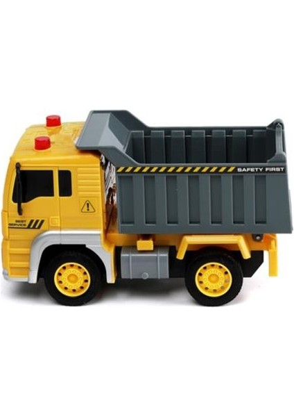 Kumandalı Pilli Işıklı 1:20 Ölçek Sesli Eğitici Oyuncak Damperli Kamyon Araba fırsatları