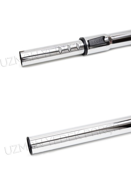 Uyumlu Teleskopik Süpürge Borusu Gümüş Renkli, Uzun ve Hafif Tasarım fiyatları