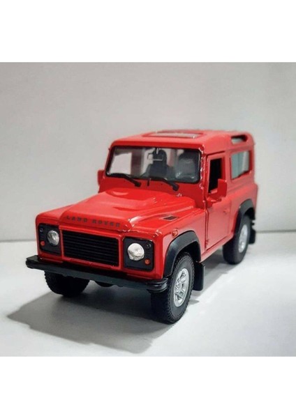 Land Rover Diecast Model Araba Kırmızı