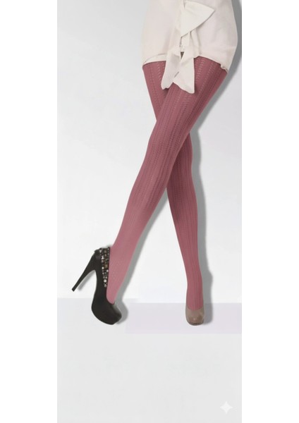 Daymod Martina Kadın File Desenli Külotlu Çorap modelleri