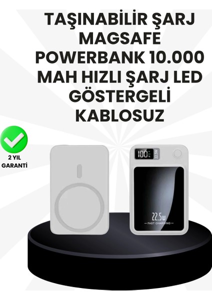 Bfs 5000MAH / 10000MAH Kapasiteli Manyetik Usb-C ve Kablosuz Powerbank