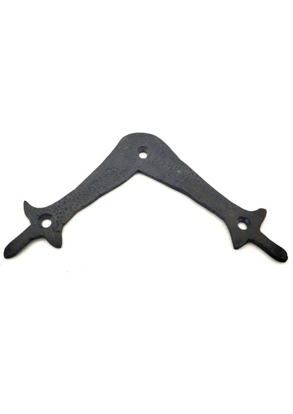 Antika Tarz Dekoratif Pirinç Zambak Gönye - Üst, 107X107 Mm, Oksit