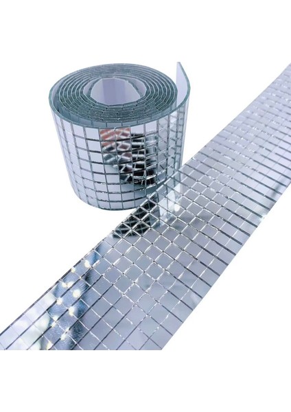 Kare Silver Cam Mozaik Fayans Çıkartmaları El Işi Kare Kendinden Yapışkanlı 30X30 cm