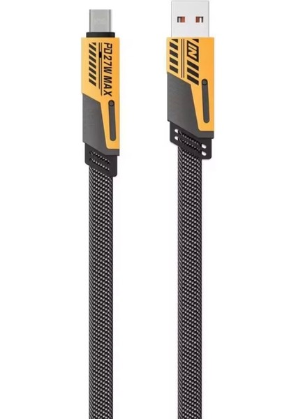 4’ü 1 Arada 65W Hızlı Şarj Kablosu – USB ve Type-C Girişli, Örgülü Dayanıklı fırsatları