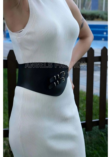 Deri Korse Kemer, Şık Elbise Üzeri Kemer, Gömlek Kemeri - APFT604 modelleri