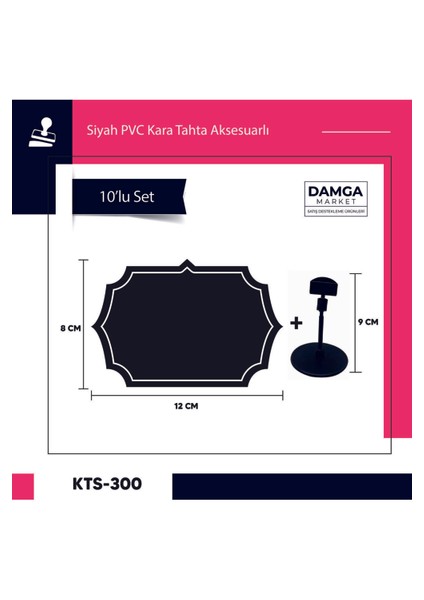 Yazılıp-Silinebilir Yıldız Etiketi ve Ayaklı Etiket Tutucu 10 Lu Paket modelleri