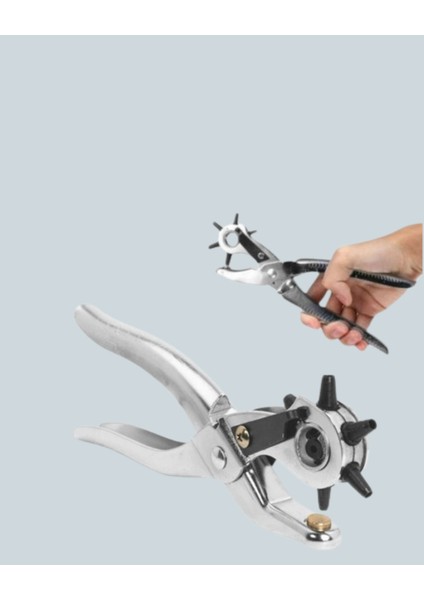 Metal Gövdeli Ayarlanabilir Deri Delme Pensesi 2.5–5 mm Delik Açma Aracı fırsatları