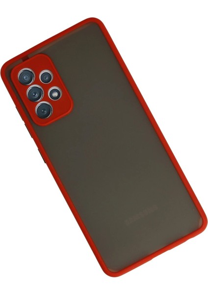 Samsung Galaxy A72 Kılıf Montreal Silikon Kapak - Kırmızı modelleri