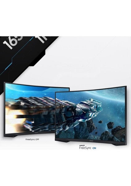 Odyssey G5 G55C LS27CG552EUXUF 27" 1 Ms 2k Curved 165 Hz Oyuncu Monitörü - Teşhir modelleri