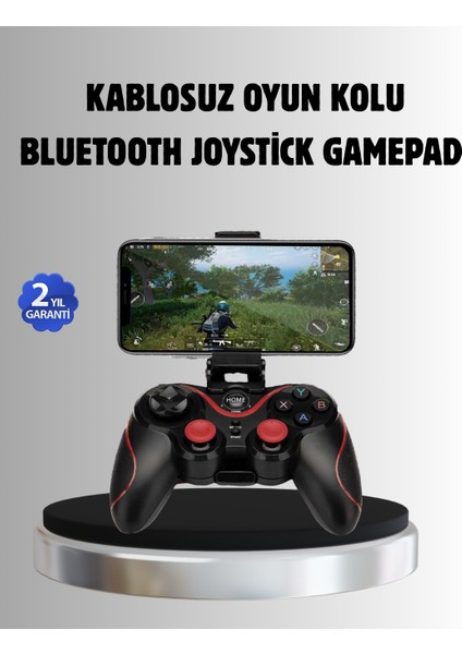 Bluetooth Kablosuz Gamepad Tv Pc Telefon Uyumluluğu Kolay Bağlantılı