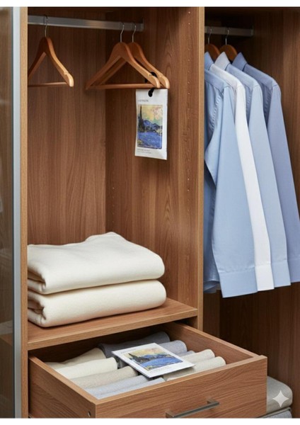 Dolap ve Çekmece Kokusu (Gül)–3 Adet Askılı Koku Poşeti, Çoklu Aroma Seçenekli, Uzun Ömürlü Koku modelleri