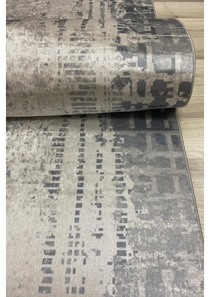 Dört Mevsim Kaymaz Yıkanabilir Koridor Halısı Gri fiyatları