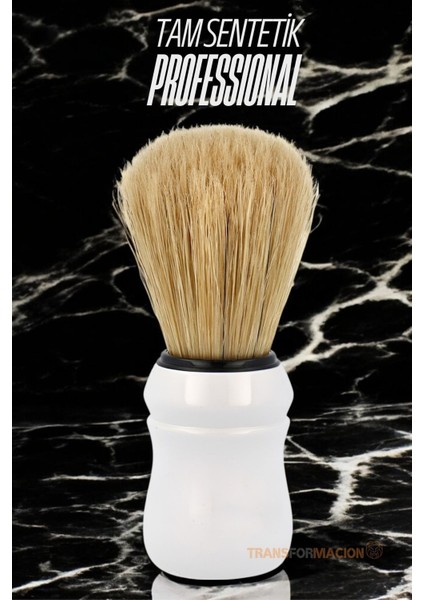 Beyaz Sakal Tıraş Fırçası, Temiz ve Yumuşak Tıraş Deneyimi