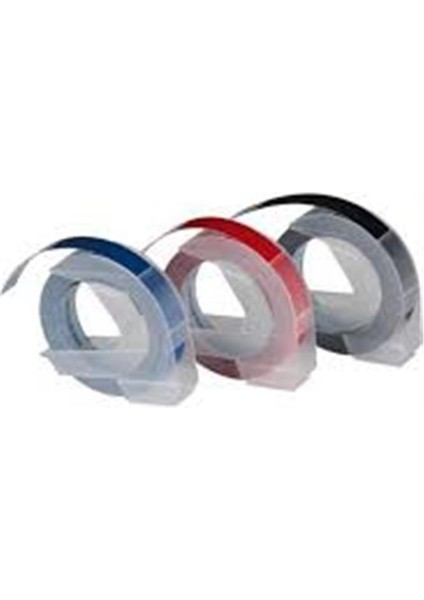 S0847750 Kabartma Şerit, 9 Mmx3 mt 3 Lü Bls K-S-M