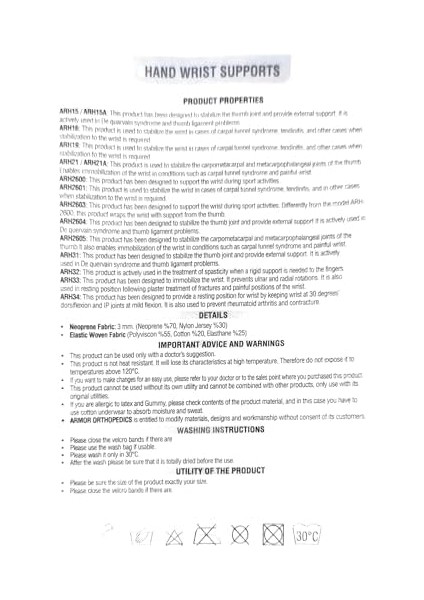 El Bilek Bandajı Neopren BRH-2603 fiyatları