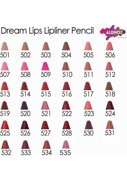 Golden Rose Dream Lips Dudak Kalemi NO:518 fiyatları