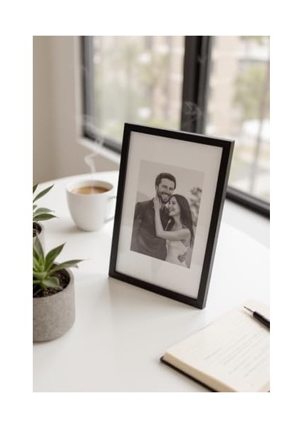 Ahşap Resim Çerçevesi 4&apos;lü Set Halinde 21 x 29 cm (A-4) Boyutunda