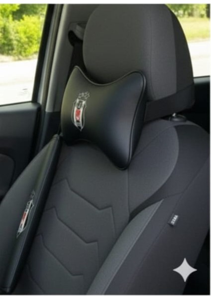 Beşiktaş Logolu Deri Oto Boyun Yastığı ve Emniyet Kemeri Kılıfı Seti(2'li) fiyatları