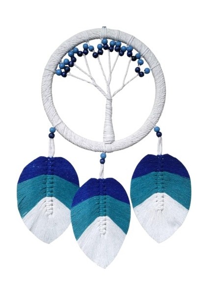 Hayat Ağacı Şekilli Yapraklı Duvar Dekoru