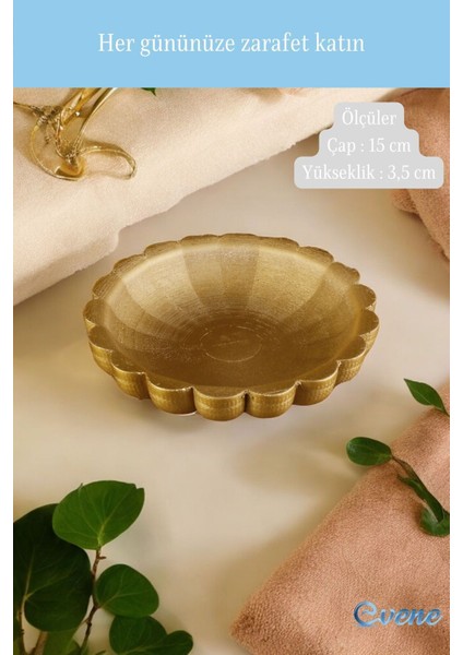 Şık Altın Renkli Takı ve Makyaj Düzenleyici, Dekoratif ve Kullanışlı Model fiyatları