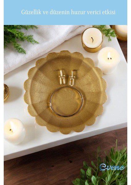 Şık Altın Renkli Takı ve Makyaj Düzenleyici, Dekoratif ve Kullanışlı Model indirimleri