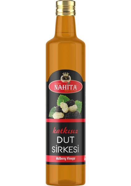 Katkısız Dut Sirkesi 500 ml - Doğal Fermente Geleneksel Lezzet Cam Şişe