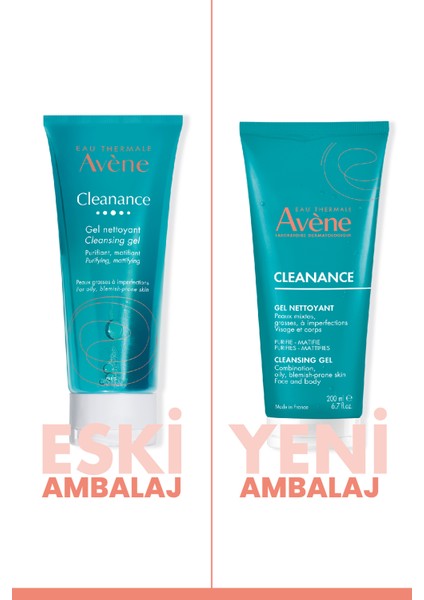 Cleanance Akneye Eğilimli Cilt Temizleme Jeli 200ML + Bakım Kremi 30ML Set fiyatları
