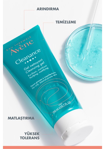 Cleanance Akneye Eğilimli Cilt Temizleme Jeli 200ML + Bakım Kremi 30ML Set fırsatları