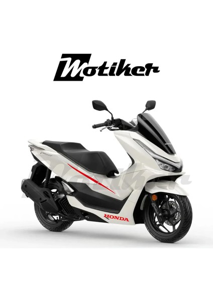 Honda Pcx 2025 Motosiklet Sticker Etiket Modeli Kırmızı fiyatları