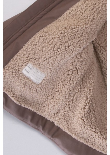 Ayılı Içi Peluş Kürklü Fermuarlı Cepli Kalın Kapüşonlu Kar Şişme Kışlık Erkek Bebek Mont Çocuk Kaban fırsatları