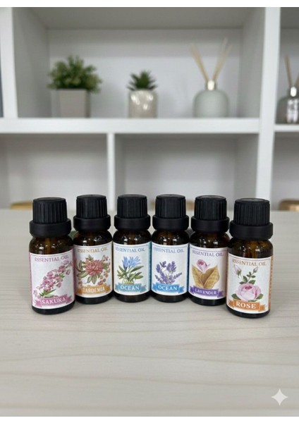 6’lı Esans Yağ Seti – Difüzör, Oda Kokusu, Mum ve Sabun Yapımına Uygun fiyatları