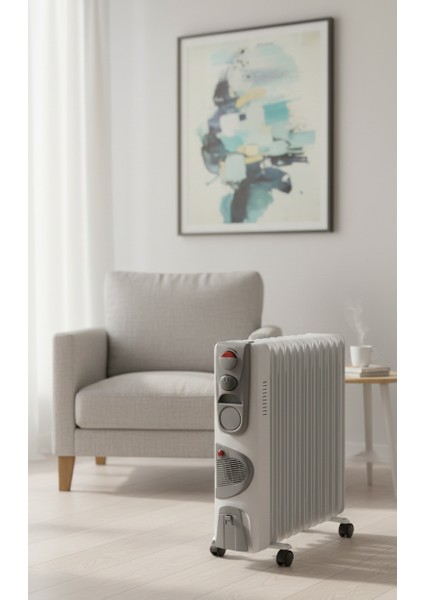 Nıkura 13 Dilim Yağlı Radyatör 2500W+400W Tasarruflu fiyatları