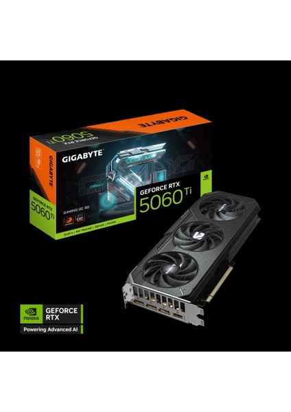 Gıgabyte GV-N506TGAMING Oc-8gd, RTX5060TI, Gamıng Oc, 8gb, Gddr7, 128BIT, 3 Fanlı, 1xhdmı, 3xdp, Gamıng Ekran Kartı