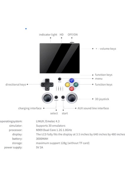El Atarisi 3.5 Ultrahd Ekran Gamepad Retro Atari Psp/ps1/neogeo Fıfa Gta 20.000 Games Oyun Konsolu fırsatları