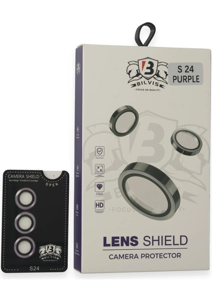 Samsung Galaxy S24 Bilvis Titan Kamera Lens - Derin MOR-(5796) - ME001W-50VZ99